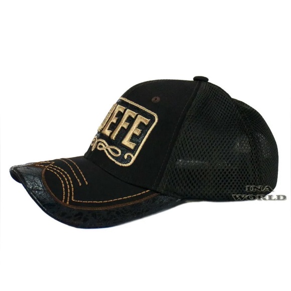 MEXICAN Hat EL JEFE Western Style Embroidered Trucker Mesh Snapback Baseball Cap - Picture 4 of 6